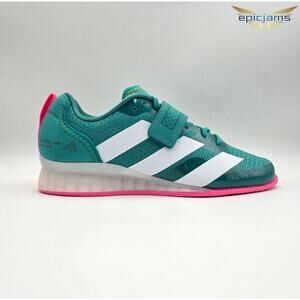 adidas Adipower Weighlifting 3 Shoes JP9871 Men’s Size 7 Teal White Gym New